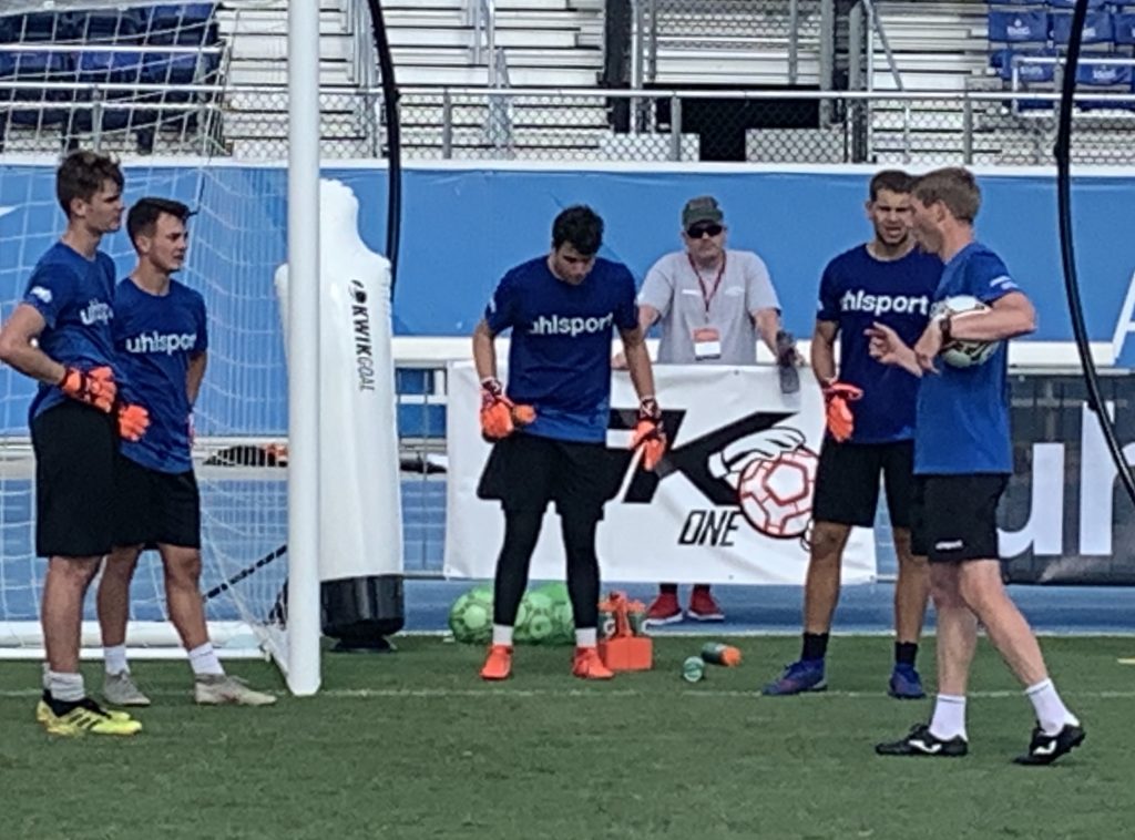 Goalkeeper coach Michael Rechner from South Africa and Gremany at the 2019 International Goalkeeper Coaches Conference IGCC19 in Florida Usa